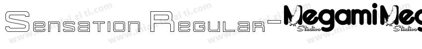 Sensation Regular字体转换